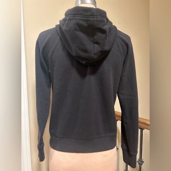 Aeropostale Girls Black Fleece Zip-Up Hoodie Sweatshirt Size Small - Picture 4 of 4